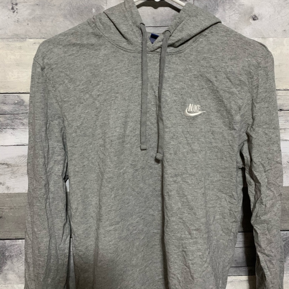 grey Nike hoodie